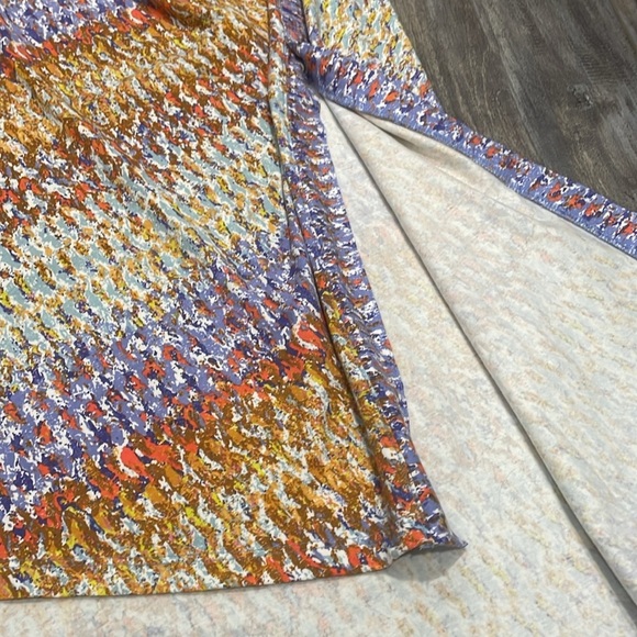 ANTHROPOLOGIE Daily Practice Purple Motiff Treasure Dress size small - Picture 16 of 16